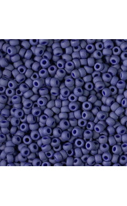 Miyuki rocailles Perlen 8/0 - Opaque matte luster cobalt 8-2075
